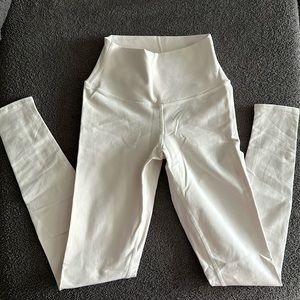 Alo White Leggings
